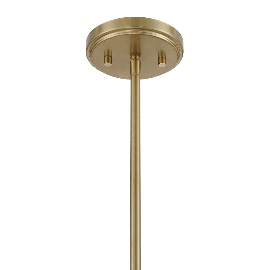 Savoy House Chester 9 Lt Chandelier, White Opal, Noble Brass