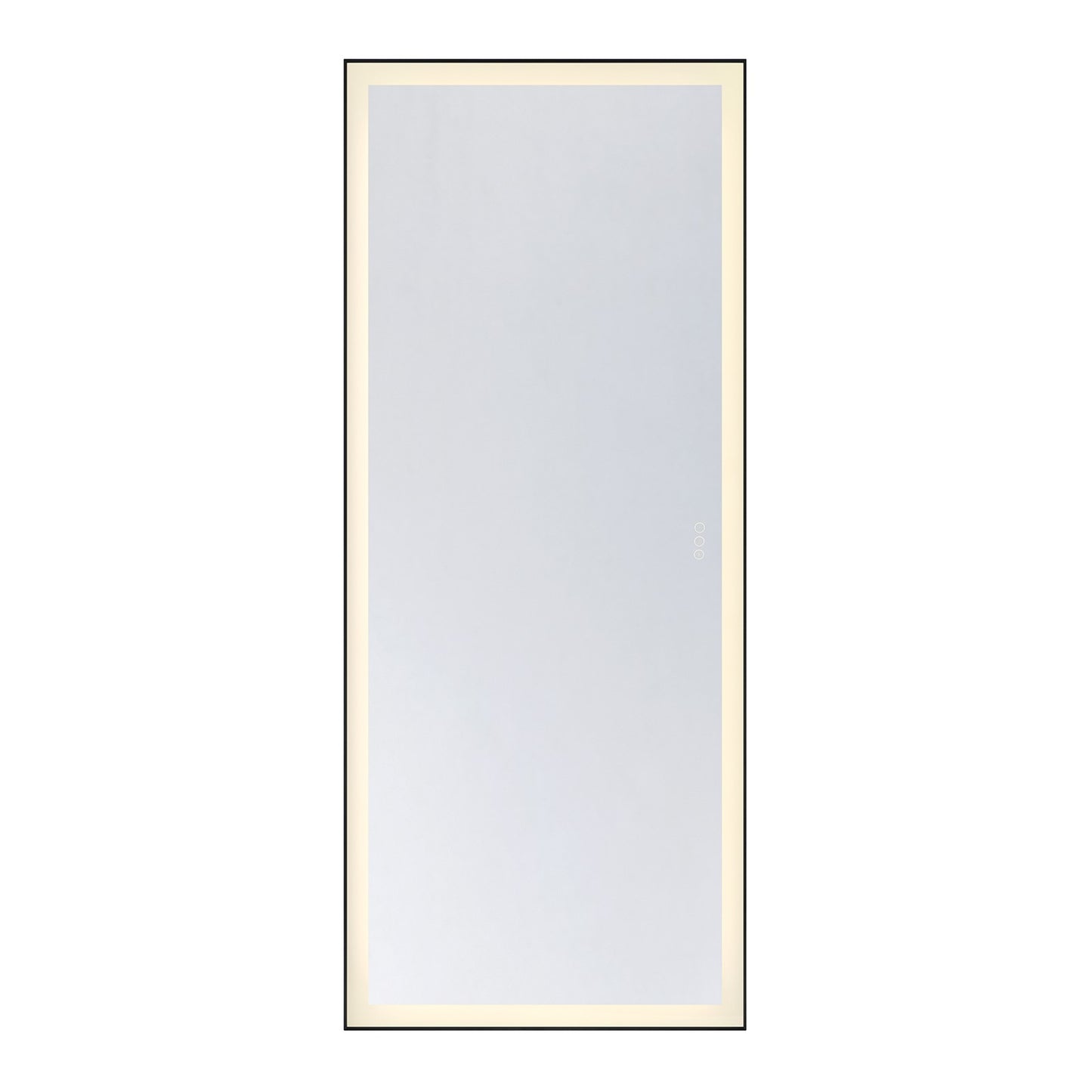 Savoy House Paulding 72in LED Rectangle Frontlit Mirror | Black Metal Frame | Bathroom & Vanity Illuminated Mirror | 72 x 30 x 2 in | Model 2-1239-30X72