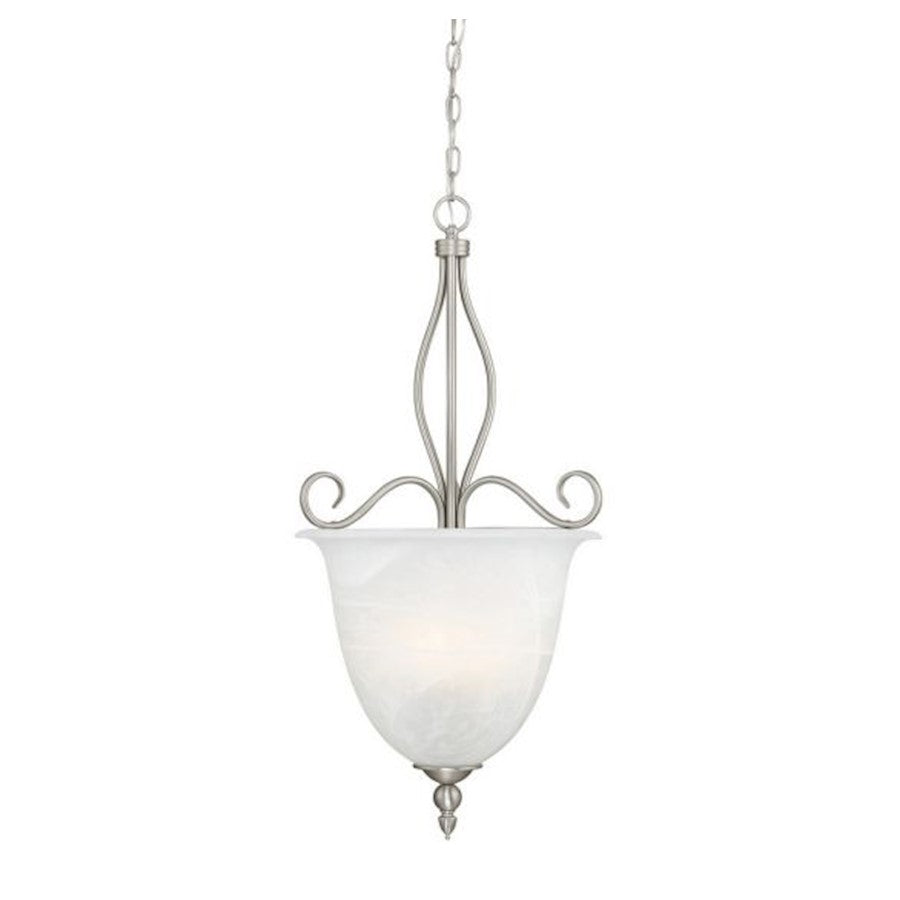 4 Light Pendant, Pewter