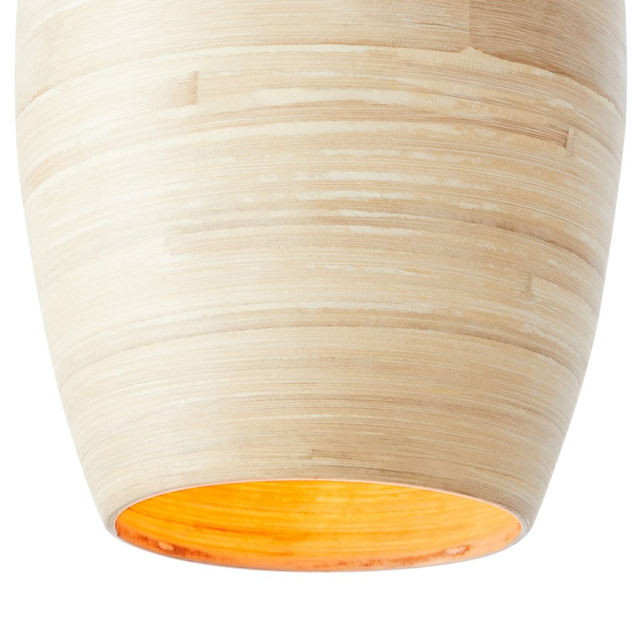 Savoy House Jean 1 Light Pendant, Natural Bamboo