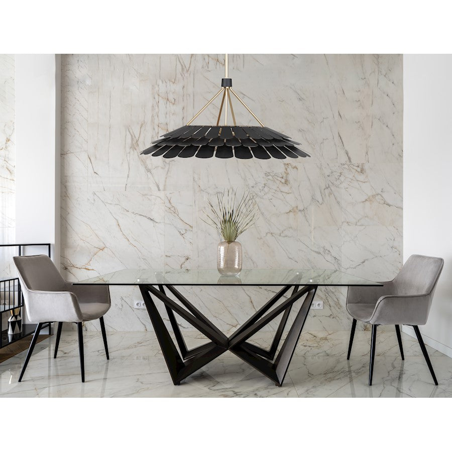 6 Light Pendant, Midnight