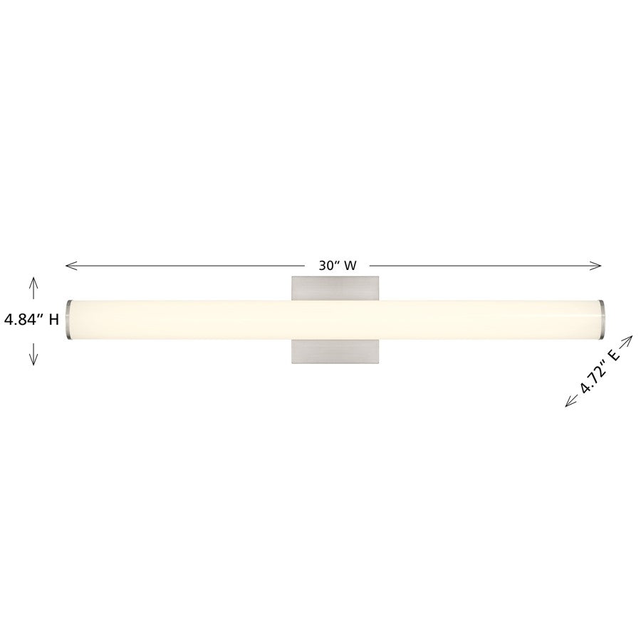 Savoy House Lighting Assets Colt 30" Bath Sconce, Satin Nickel