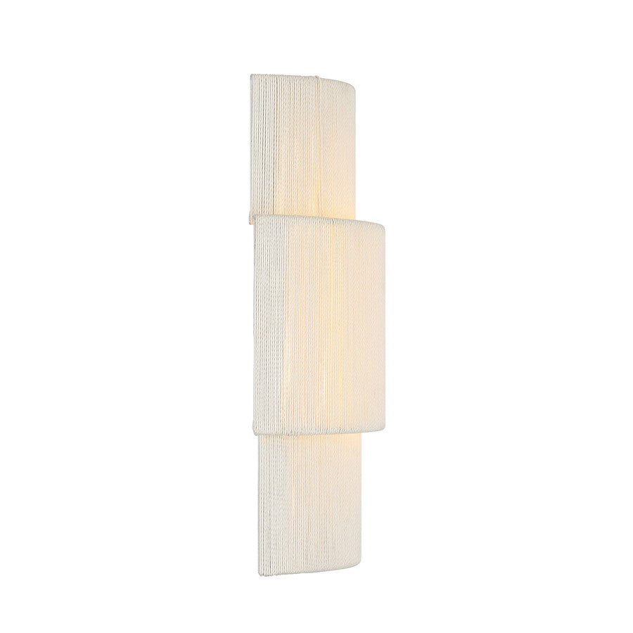 Savoy House Balthazar Light Sconce, Natural Abaca