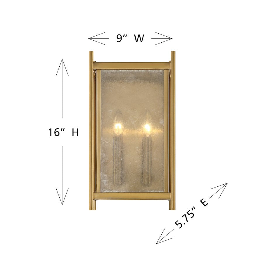 2 Light Wall Sconce