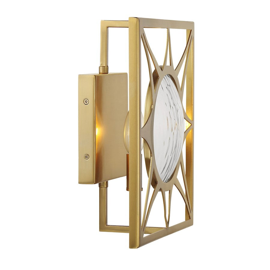 Savoy House Balfour 1 Light Sconce, Warm Brass