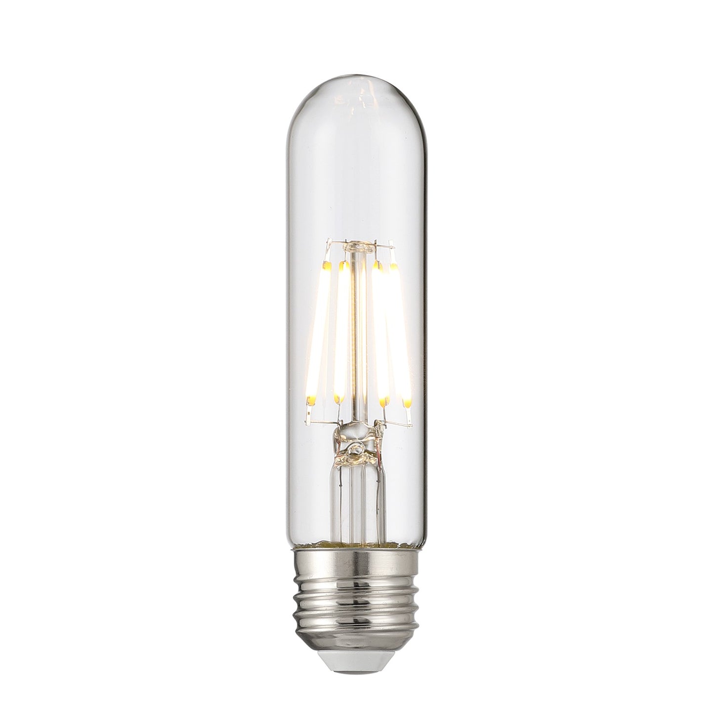 Savoy House 5W E26 T9 7.5in 3000K Clear Dimmable LED Bulb | Clear Glass and Metal | Accent & Task Lighting | 517 Lumens, 90+ CRI | Model LA1T9C53E26D5