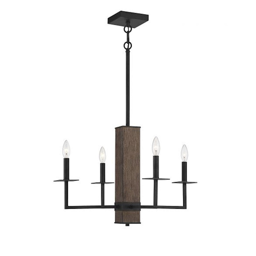 4-Light Chandelier, Remington