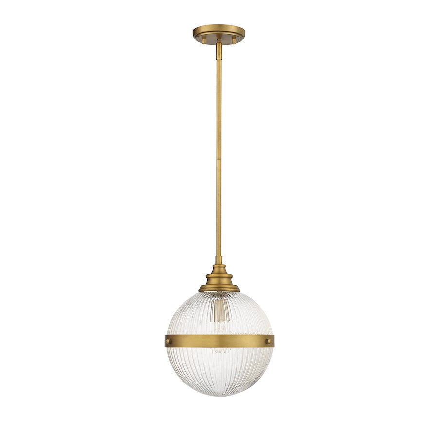 1 Light 10" Mini Pendant, Matte Black
