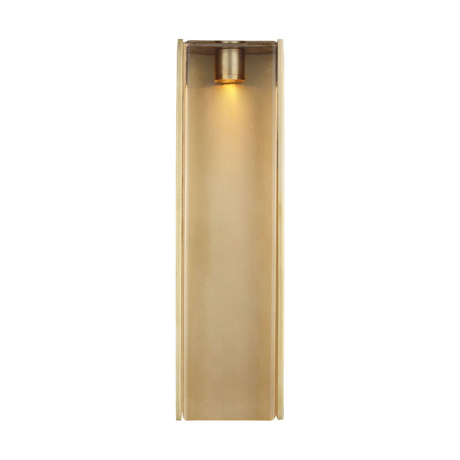 Visual Comfort Modern Maybeck 1Lt 5" Outdoor Sconce, Brass