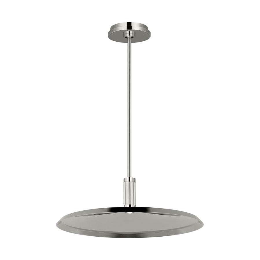 Visual Comfort Modern Saucer Direct 1 Light 18" Pendant, PN