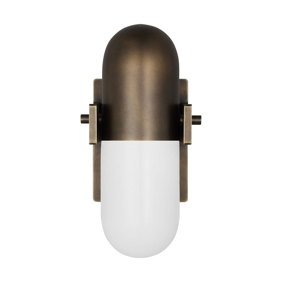 Visual Comfort Modern Capsule 1 Light 3.9" Sconce, Brass