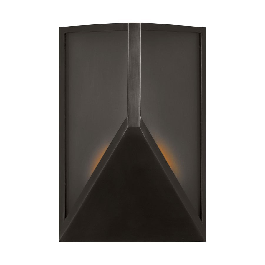 Visual Comfort Modern Punto 7" Outdoor Wall Lantern, BZ