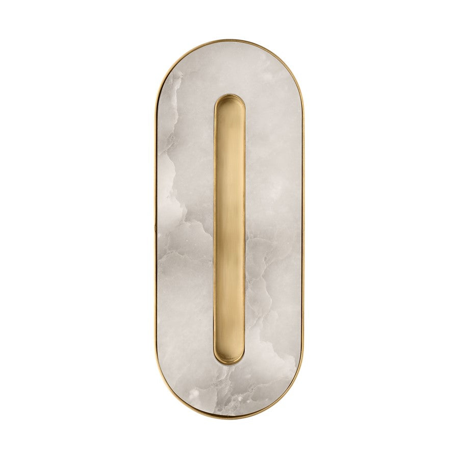 Visual Comfort Modern Wyllis 1 Light 12" Sconce, Brass