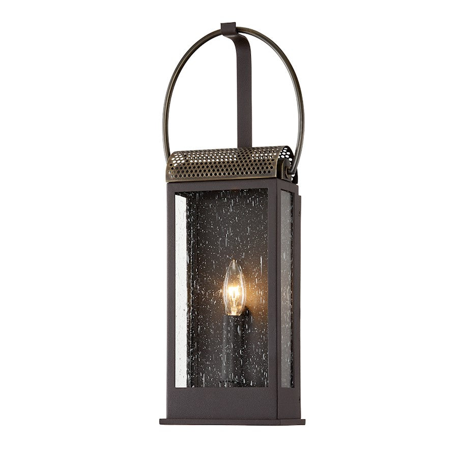 Troy Lighting Holmes 1Lt Outdoor Wall Sconce, Holmes Bronze/Brass - B7421-HZ-BR