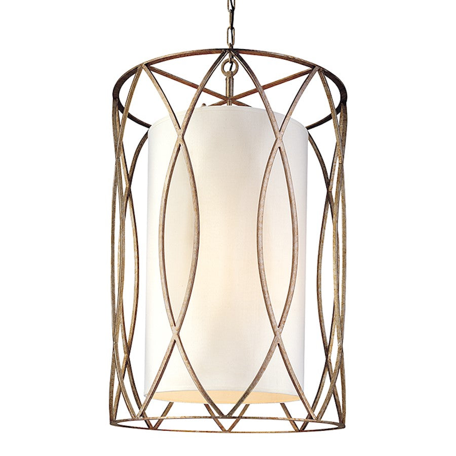 Troy Lighting Sausalito 8 Light Pendant, Silver Gold - F1288-SG