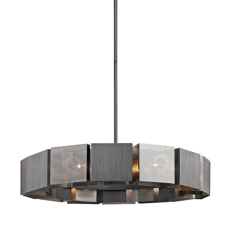 Troy Lighting Impression 14 Light Chandelier, Graphite/Nickel - F6046-GRA-BN