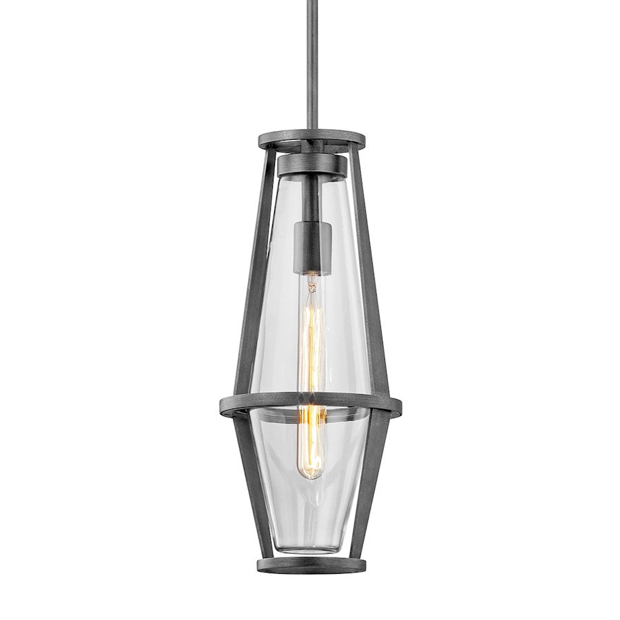 Troy Lighting Prospect 1Lt Outdoor Pendant, Graphite - F7617-GRA