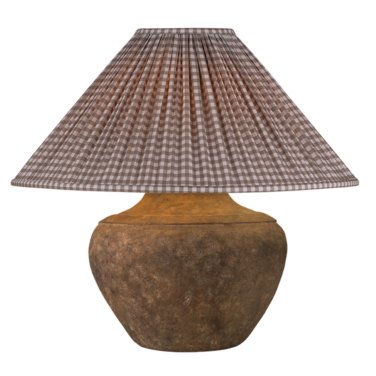 Troy Lighting Calabria 1 Light 20"H Table Lamp, Rustco/Linen