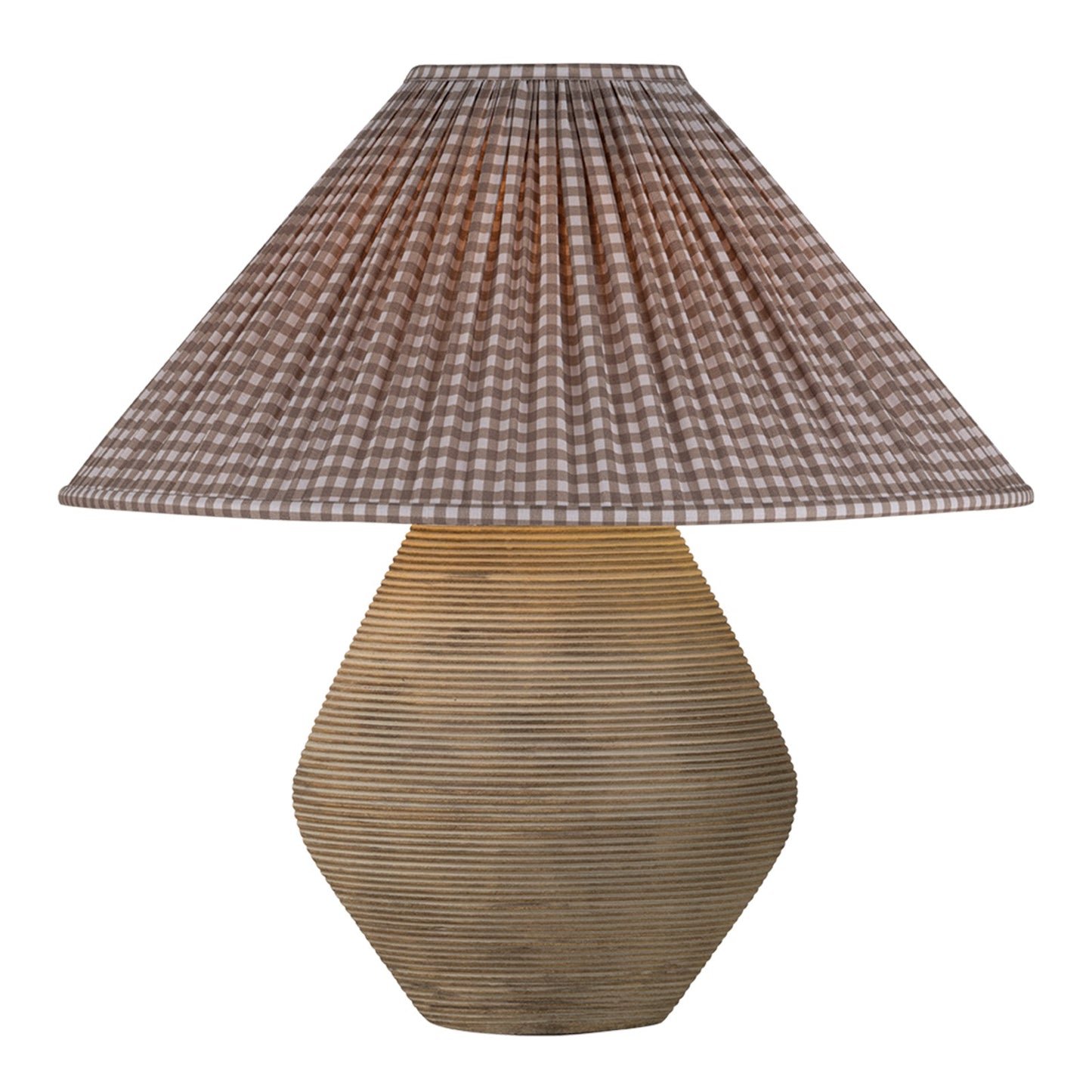 Troy Lighting Calabria 1 Light Table Lamp, Reggio/Linen