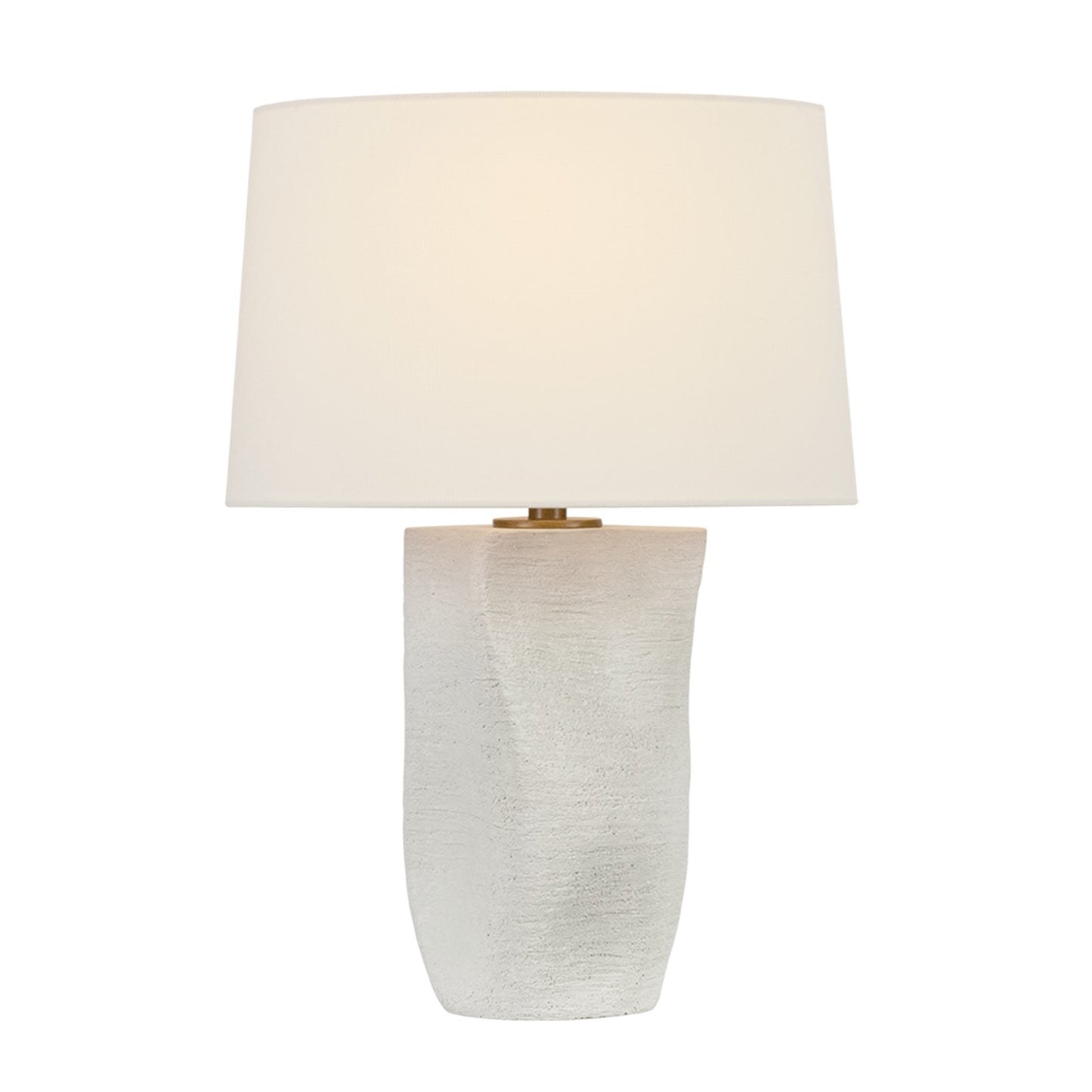 Troy Lighting Zorin 1Lt Table Lamp, Patina Brass/Wheat Linen