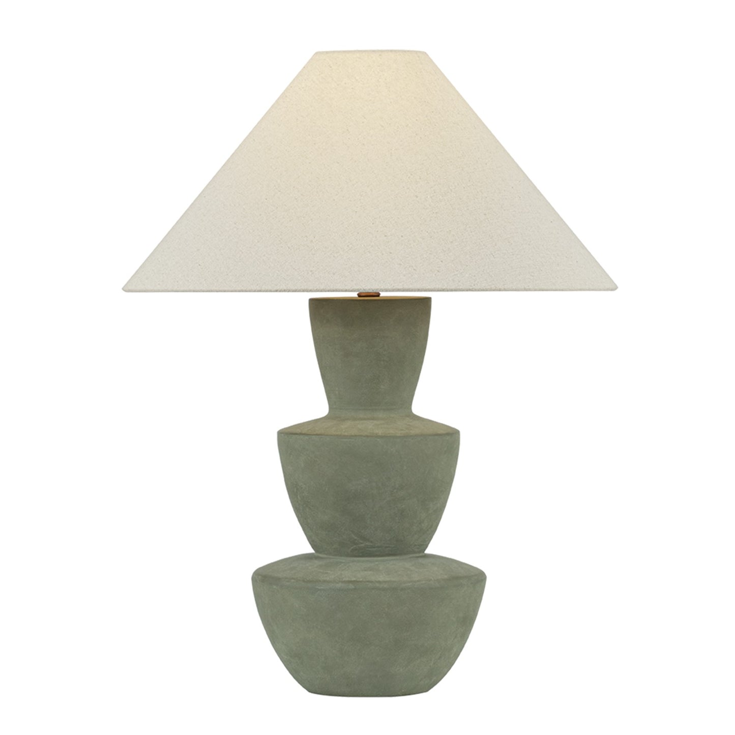 Troy Lighting Kamas 1Lt Table Lamp, Brass/Sandstone Linen