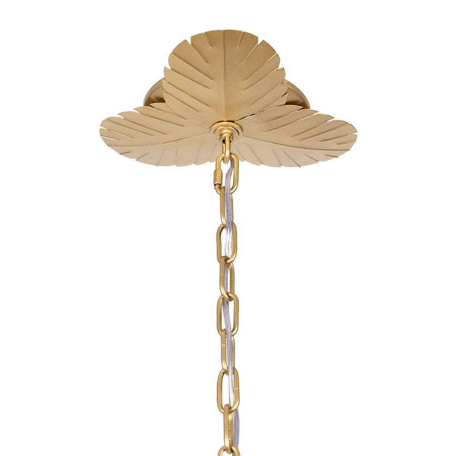 6-Light Chandelier, Gold