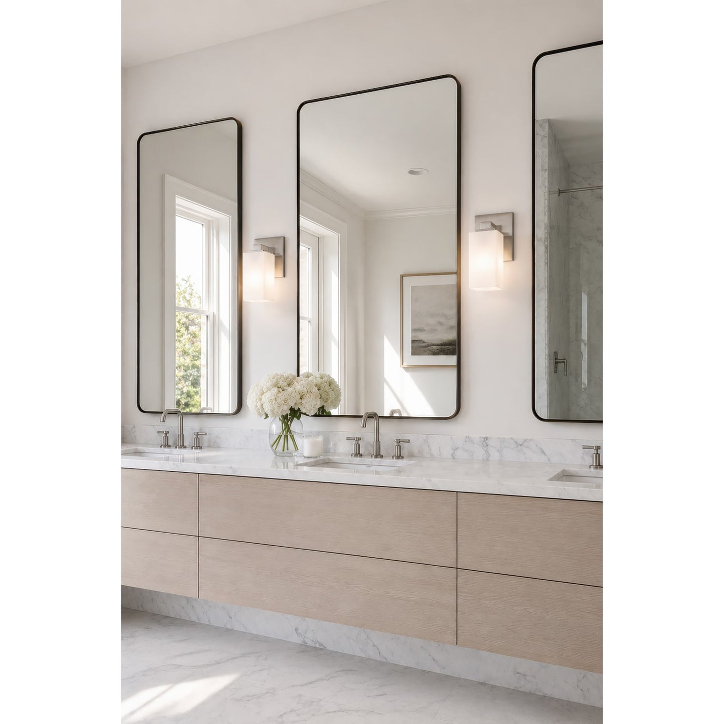 Varaluz Capri 1 Light Wall Sconce, Brushed Nickel/White