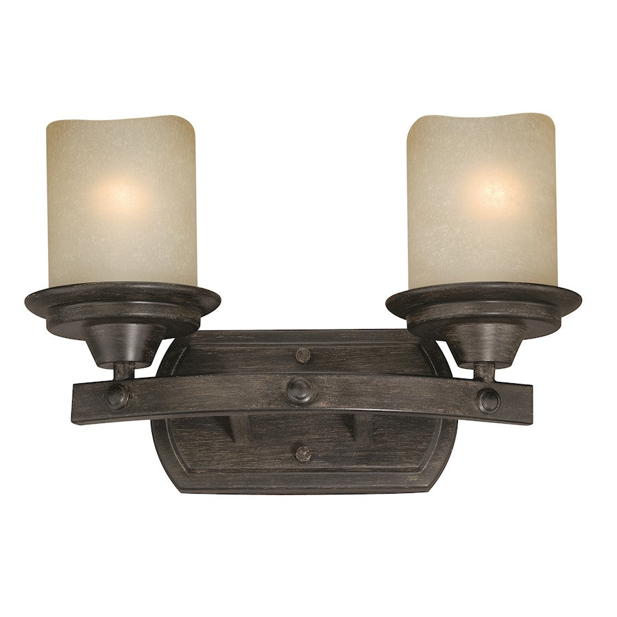 Bathroom Vanity Light, Black Walnut