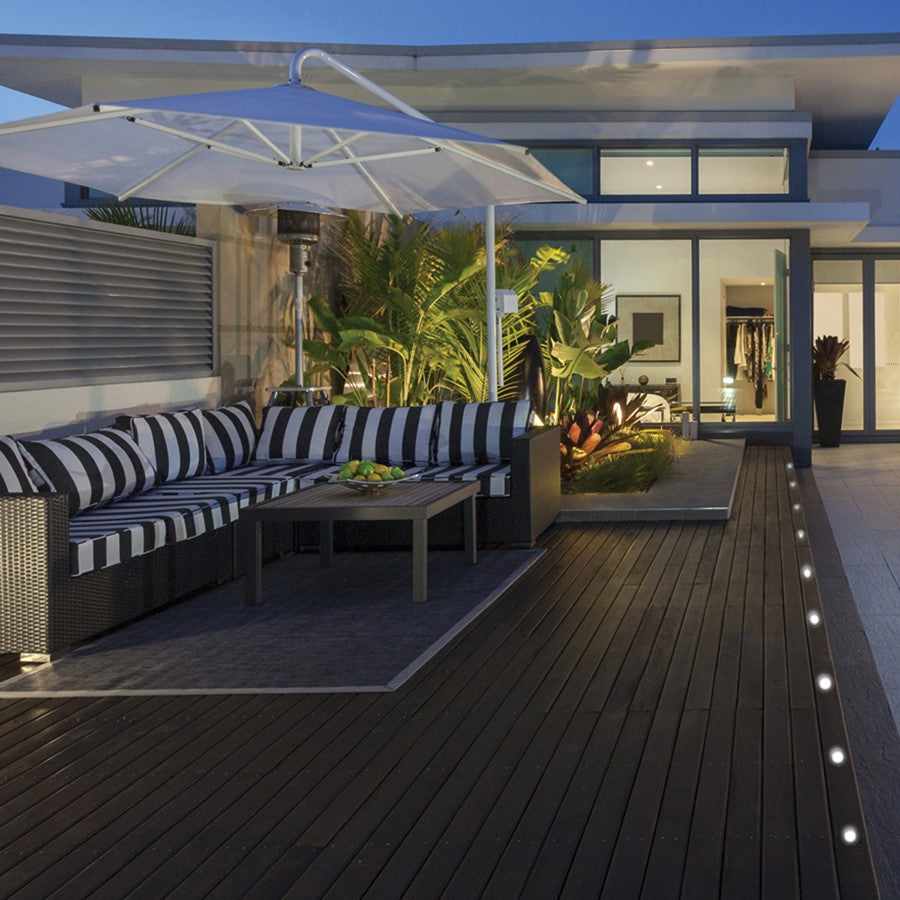 WAC Lighting Colorscaping 1 Light 2021 Path Indicator Light, Steel