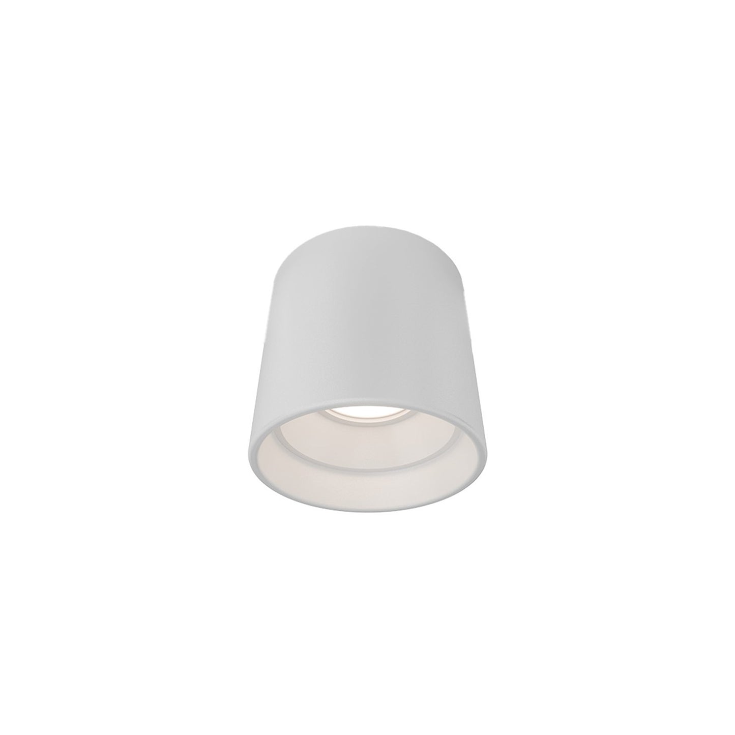 WAC dweLED Downtown 1Lt 3.5" Outdoor Flush Mt/30K, Wht/Clr
