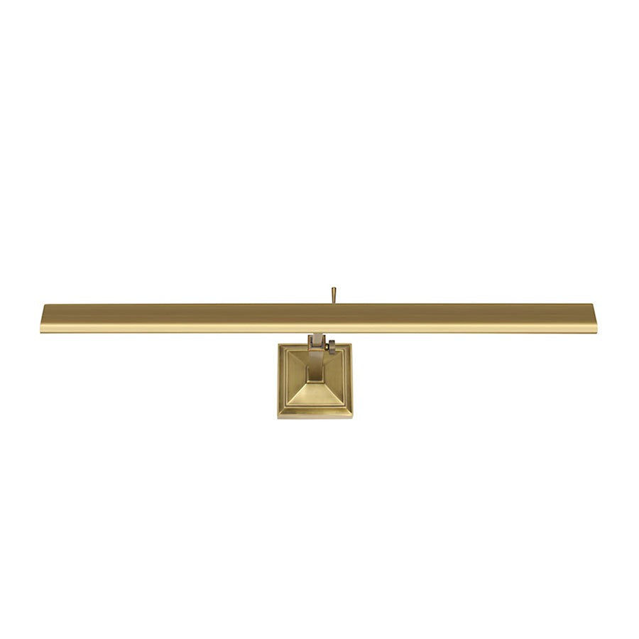 Hemmingway 24" LED 1 Light Picture Light 2700K, Brass/Frost
