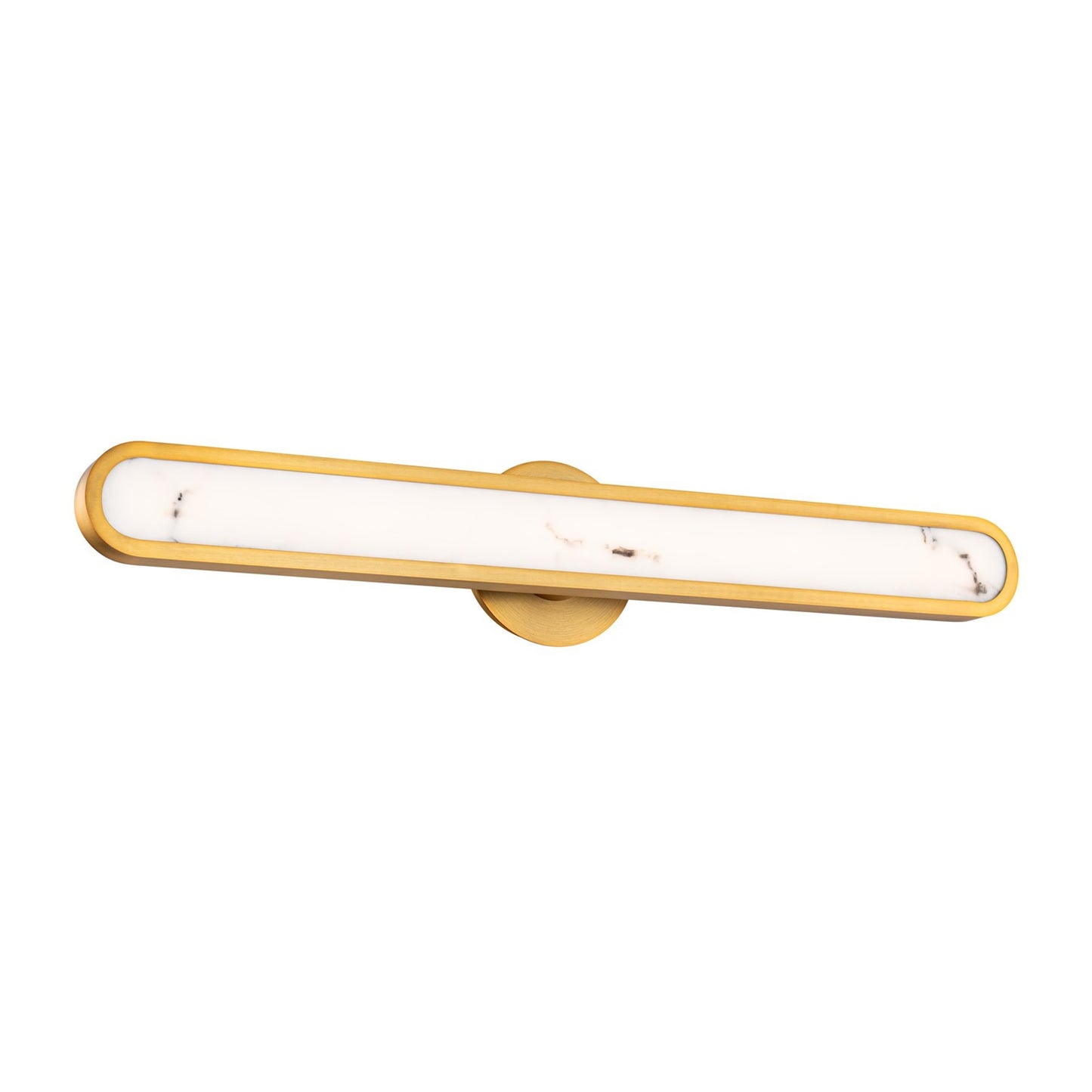 WAC dweLED Serena 1Lt 34" Bath/Wall Light, Brs/Alabaster