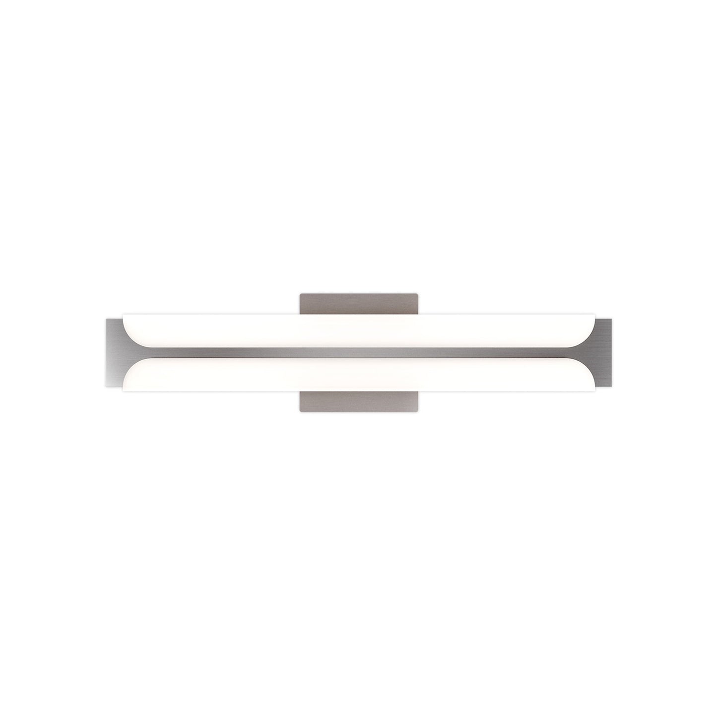 WAC dweLED Bifold 2Lt 24" Bath Vanity/Wall Light, Nk/Frosted