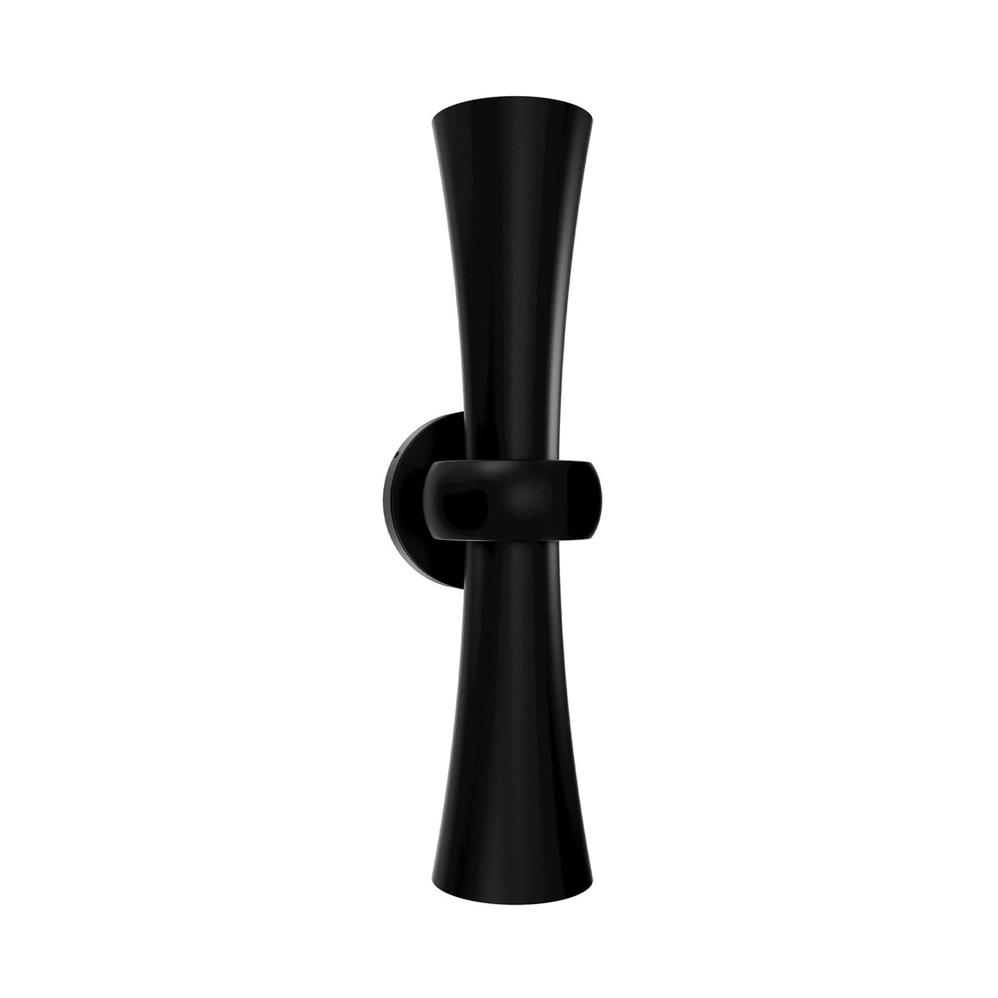 WAC dweLED Fido 3 Light 24" Outdoor Wall Light, Black/White