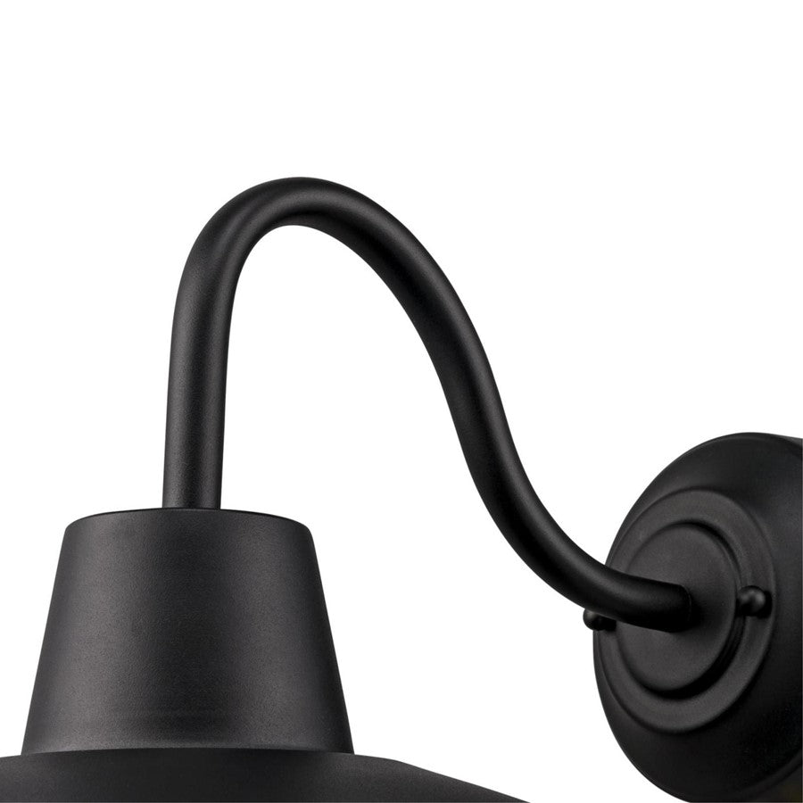 Westinghouse Academy 1Lt 12" Outdoor Wall Light Light/15W, Black/Cage
