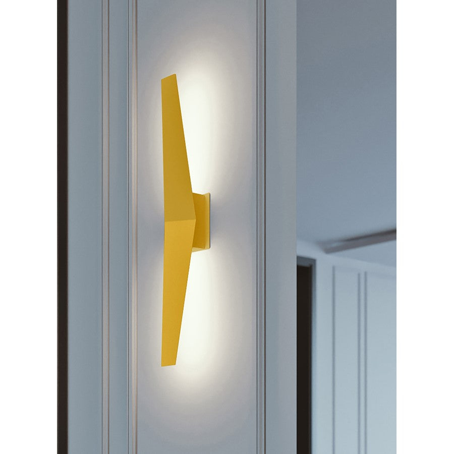 AFX Lighting Brink 1 Light 36" LED Wall Sconce, Gold