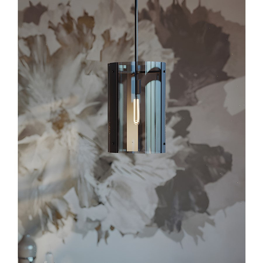 AFX Lighting Dana 1LT 10" Pendant, Black/120V/Smoke