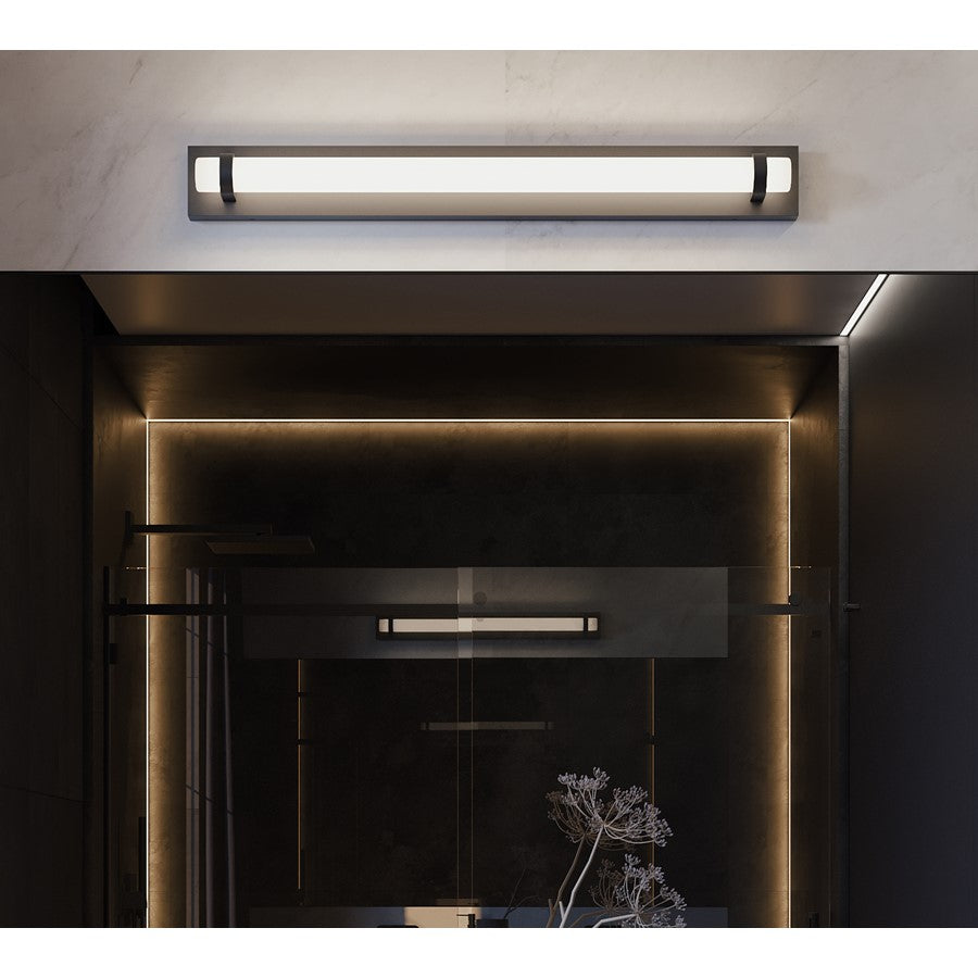 AFX Lighting Miami 1 Light 36" Vanity, Black/White