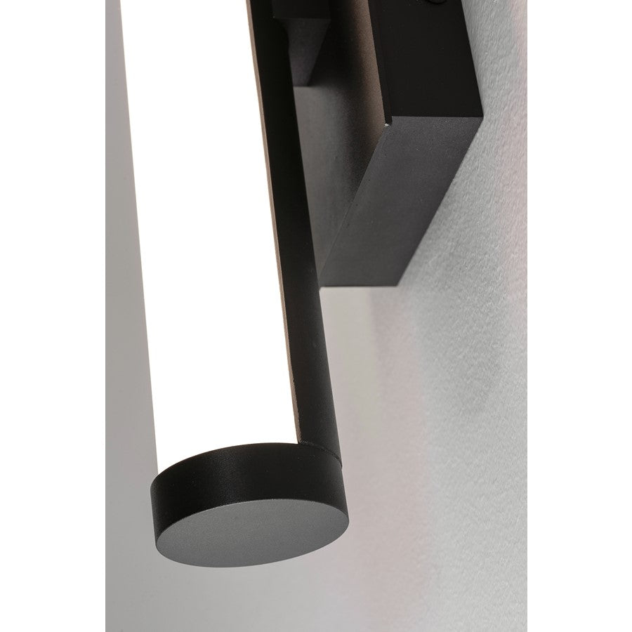 AFX Lighting Path 1Lt 18" LED Outdoor Sconce, Black/Frosted