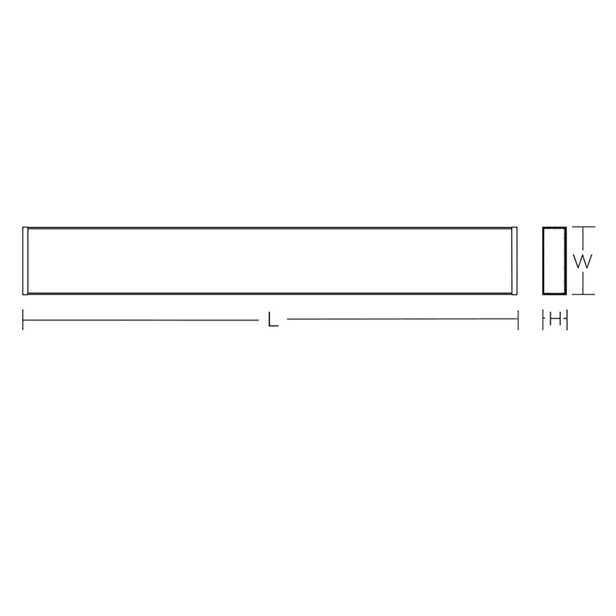 AFX Lighting Shaw 1Lt 24" LED Ceiling Light/26W, White/Frosted