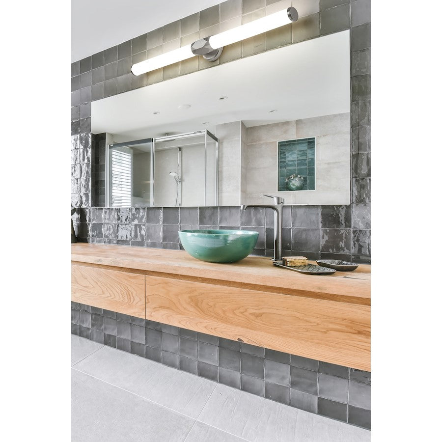 1 Light 40" Bathroom Vanity Light, Brushed Nickel