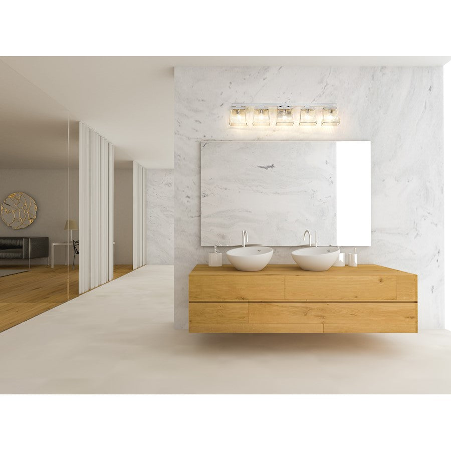 5 Light Bathroom Vanity Light