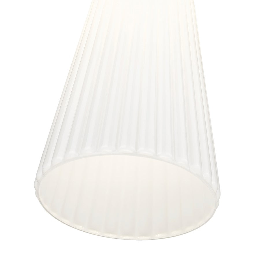 1 Light 7.25" Pendant, Brushed Nickel