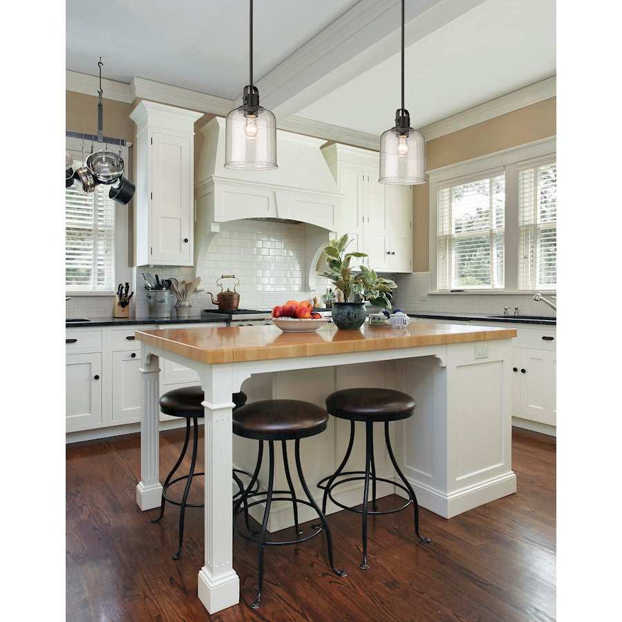 1 Light Pendant, Clear