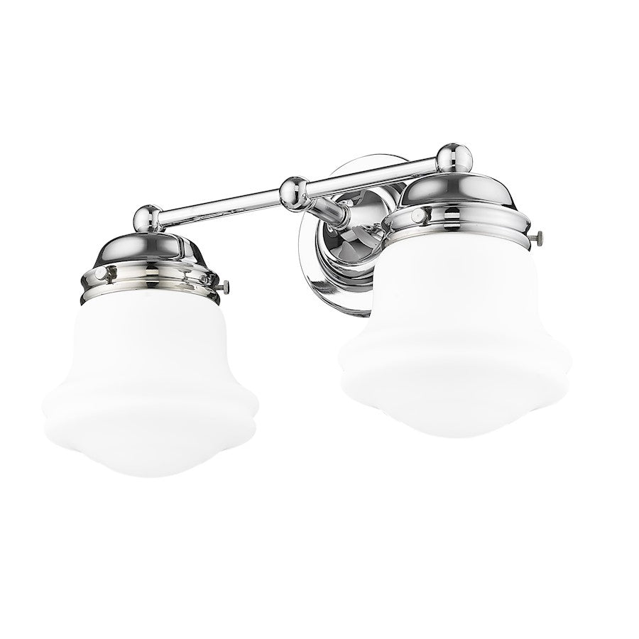 2 Light Bathroom Vanity Light, Chrome