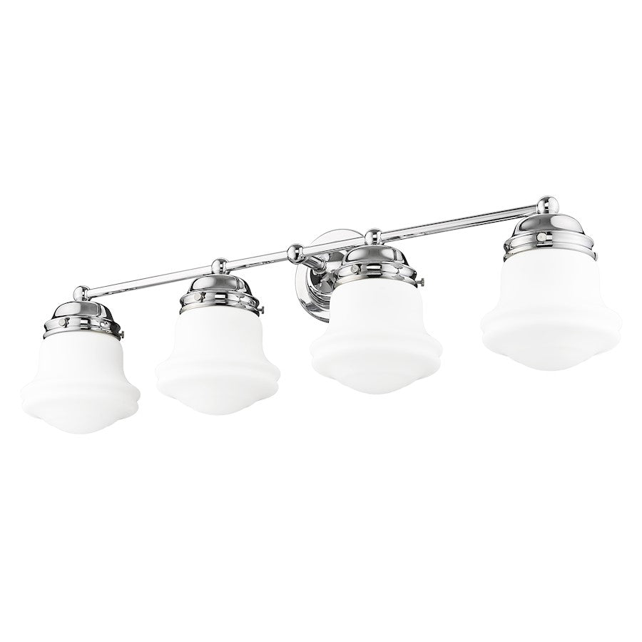4 Light Bathroom Vanity Light, Chrome