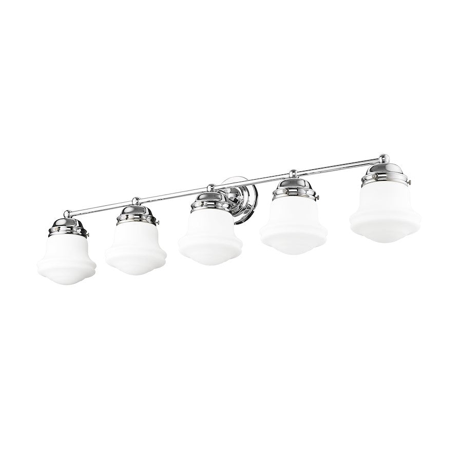 5 Light Bathroom Vanity Light, Chrome