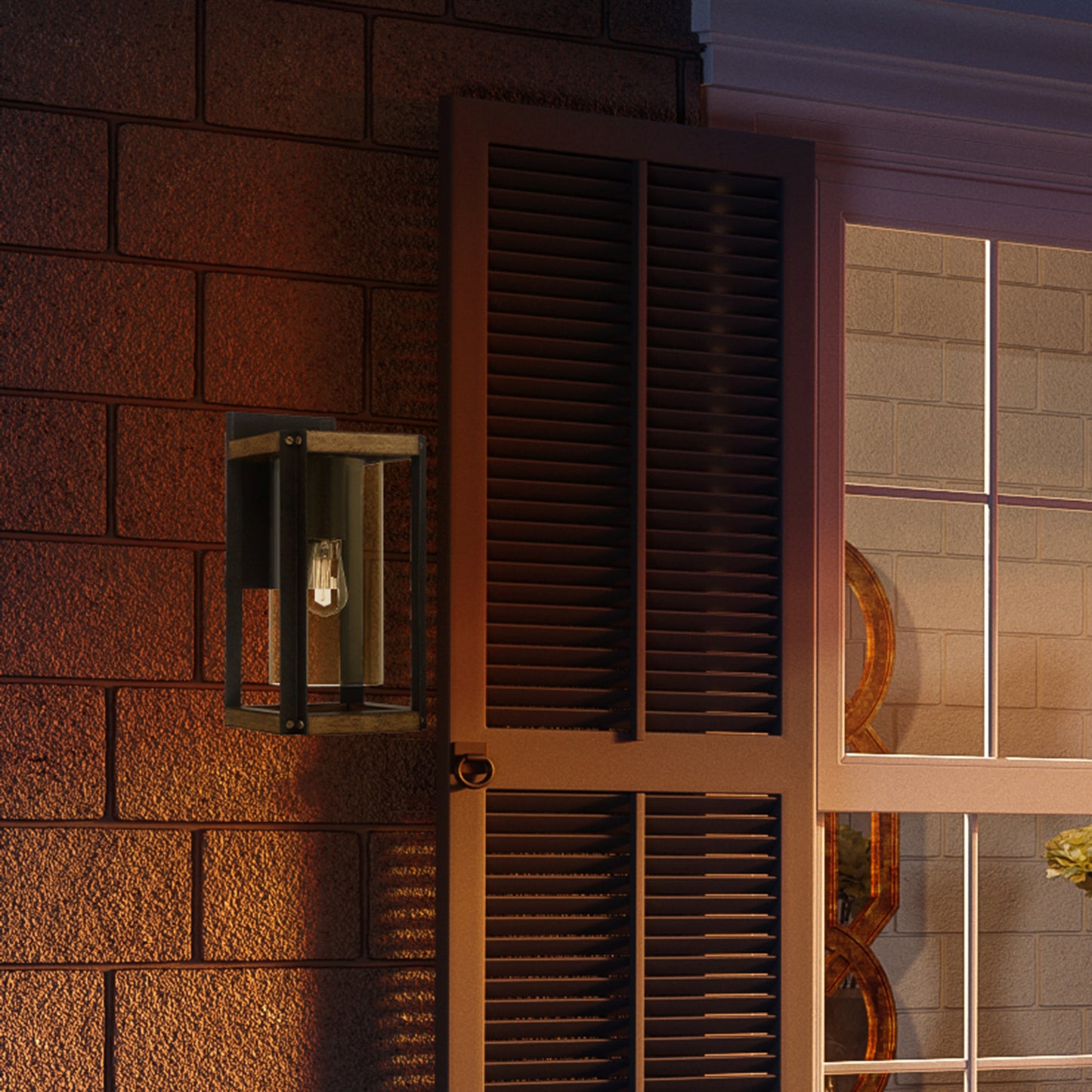 1 Light Outdoor Wall Lantern