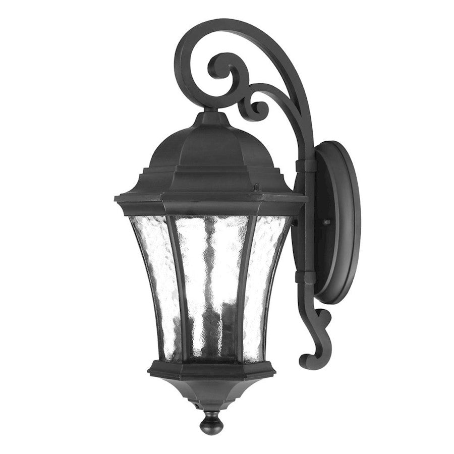 Acclaim Lighting Waverly 3 Light Down-Wall Sconce, Matte Black - 3612BK