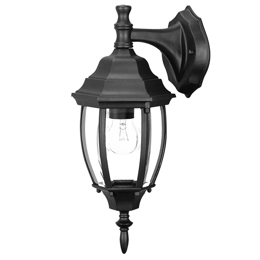 Acclaim Lighting Wexford 1 Light Down-Wall Sconce, Matte Black - 5010BK